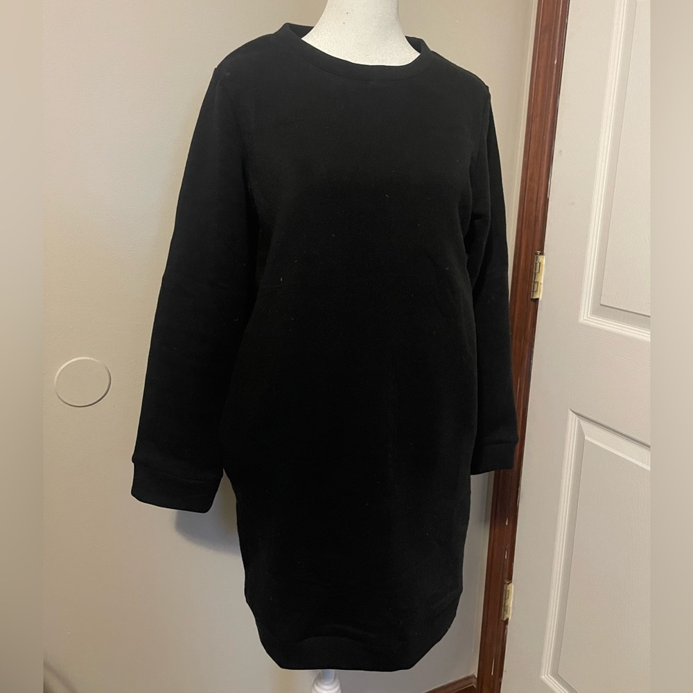 Black sweater dress